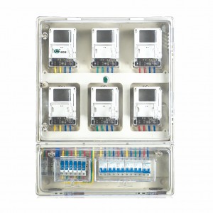 PXD2 單相六表位預付費表箱(上下結構)